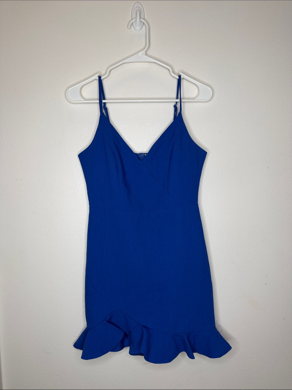 Scoop & Flounce Cobalt Blue Spaghetti Strap Dress
